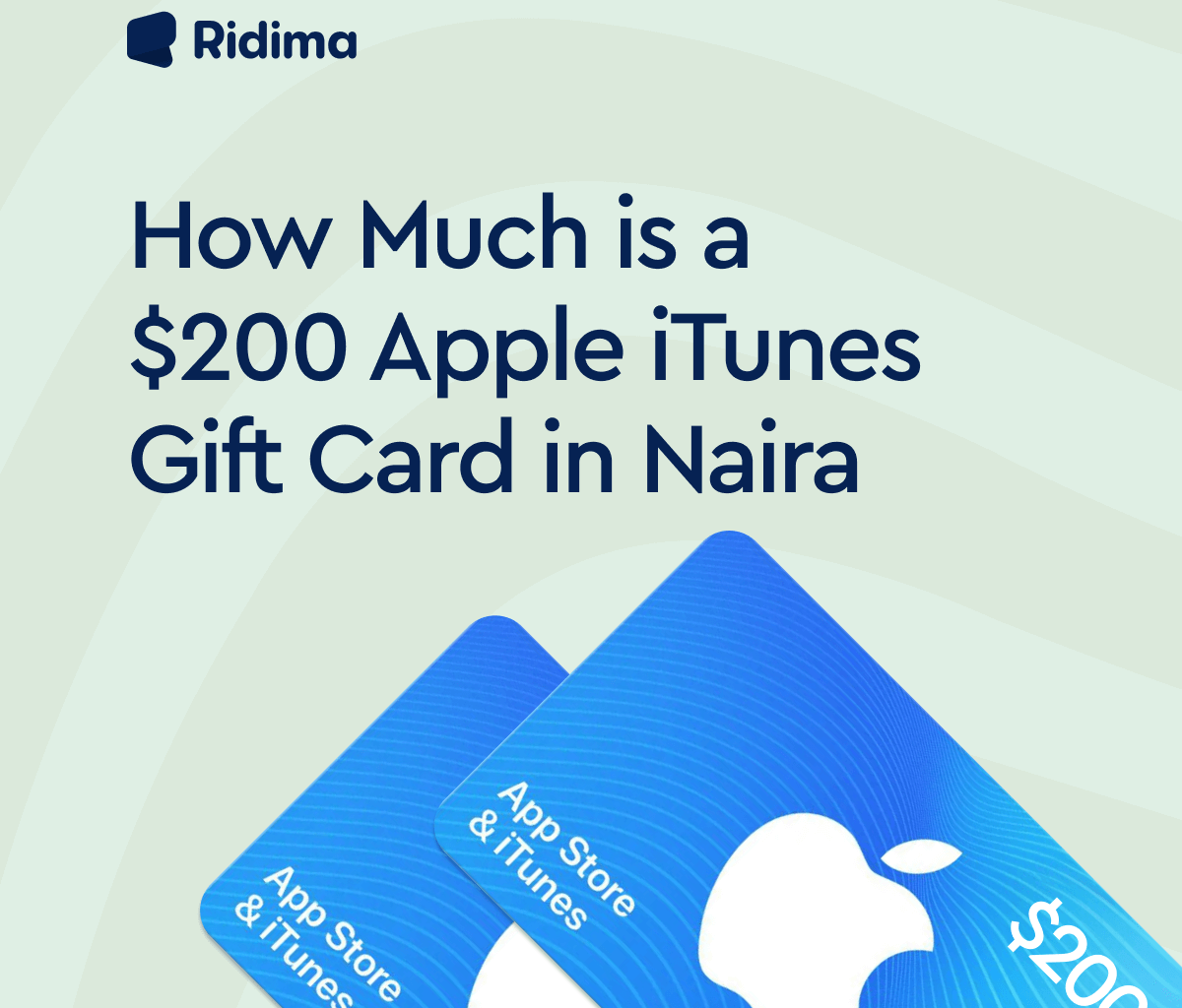 Apple iTunes Gift Card in Naira