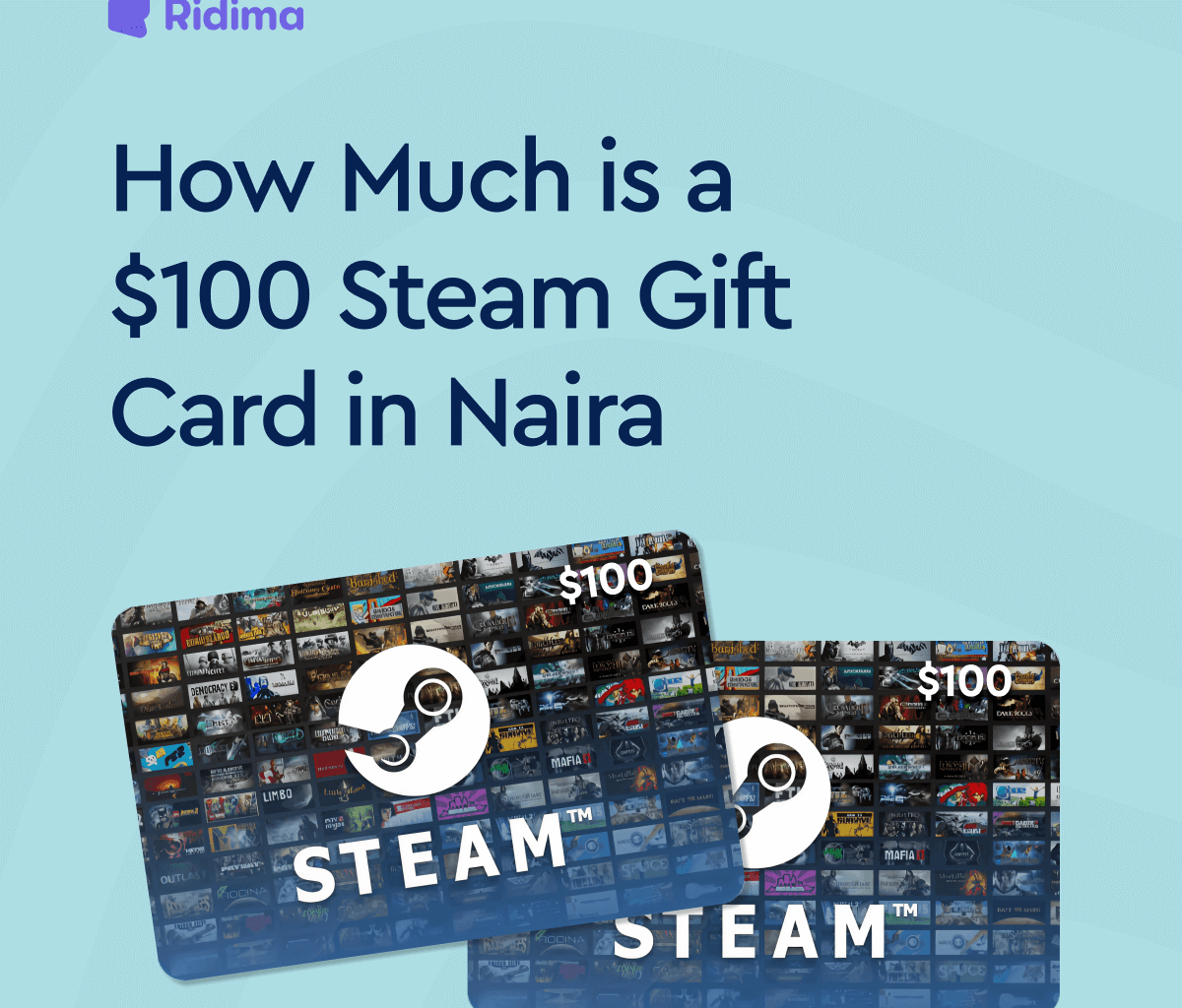 $100 Steam Gift Card in Naira