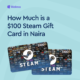 $100 Steam Gift Card in Naira