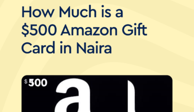 $500 Amazon Gift Card in Naira