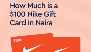 $100 Nike Gift Card in Naira