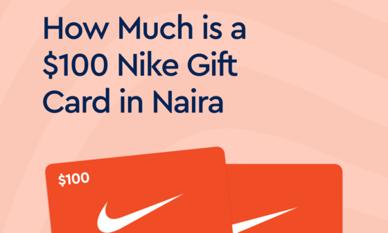 $100 Nike Gift Card in Naira