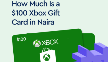 a $100 Xbox gift card in Naira