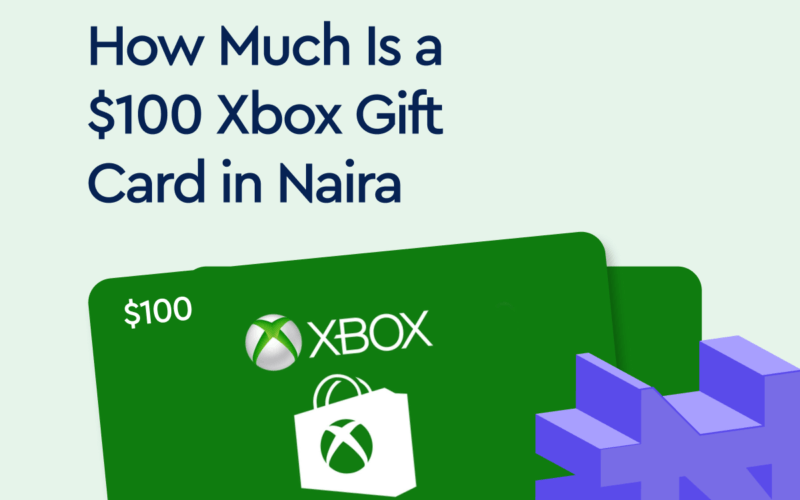 a $100 Xbox gift card in Naira