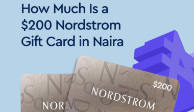 a $200 Nordstrom gift card in Naira