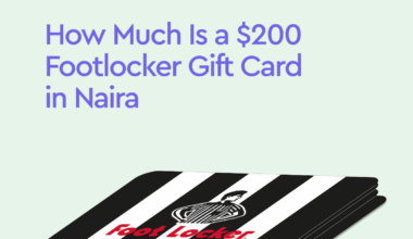 a $200 Footlocker gift card in Naira