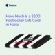a $200 Footlocker gift card in Naira