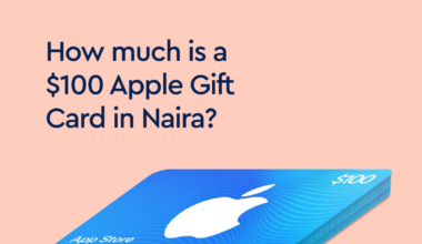 a $100 Apple Gift Card in Naira