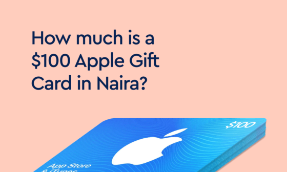 a $100 Apple Gift Card in Naira