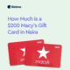 a $200 Macy's gift card in Naira