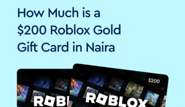 a $200 Roblox gift card in Naira