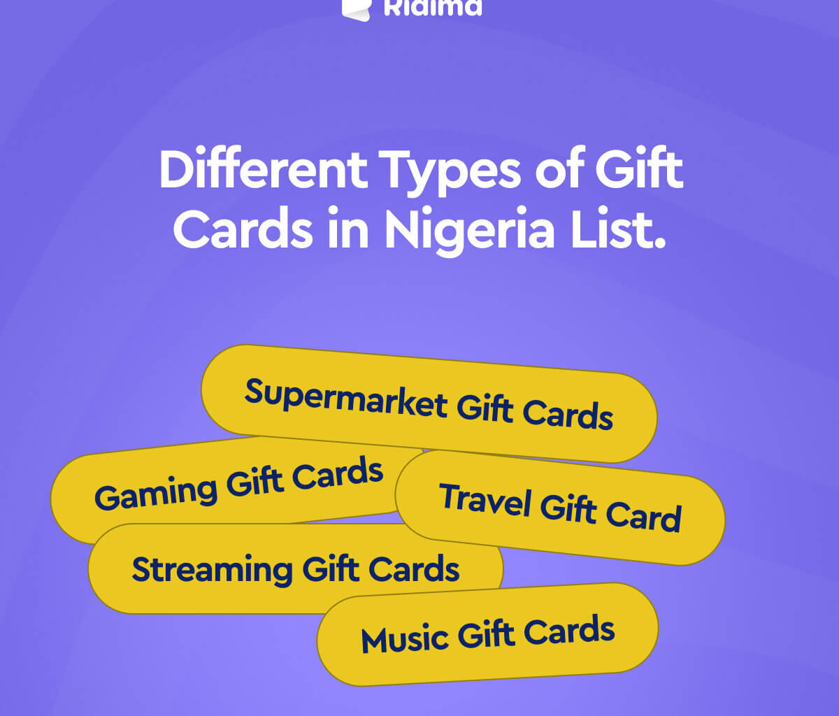 Types of Gift Cards in Nigeria
