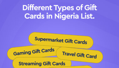 Types of Gift Cards in Nigeria