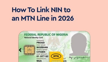 Link NIN to an MTN Line