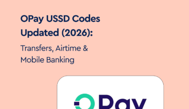 OPay USSD Codes