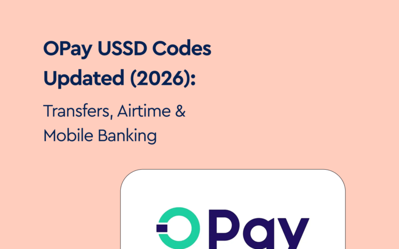 OPay USSD Codes