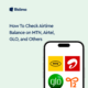 How to check Airtime Balance