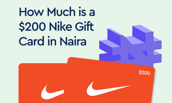 a $200 Nike Gift Card in Naira