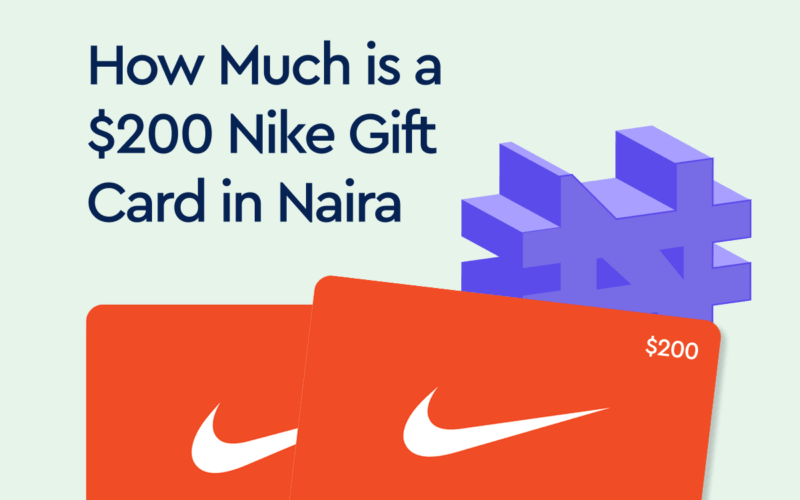a $200 Nike Gift Card in Naira