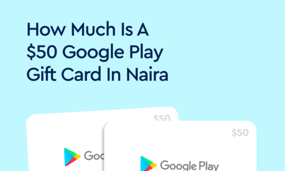 $50 Google Play gift card in Naira
