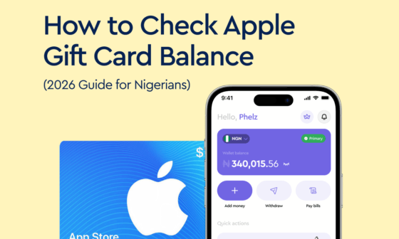 Apple gift card balance