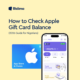 Apple gift card balance