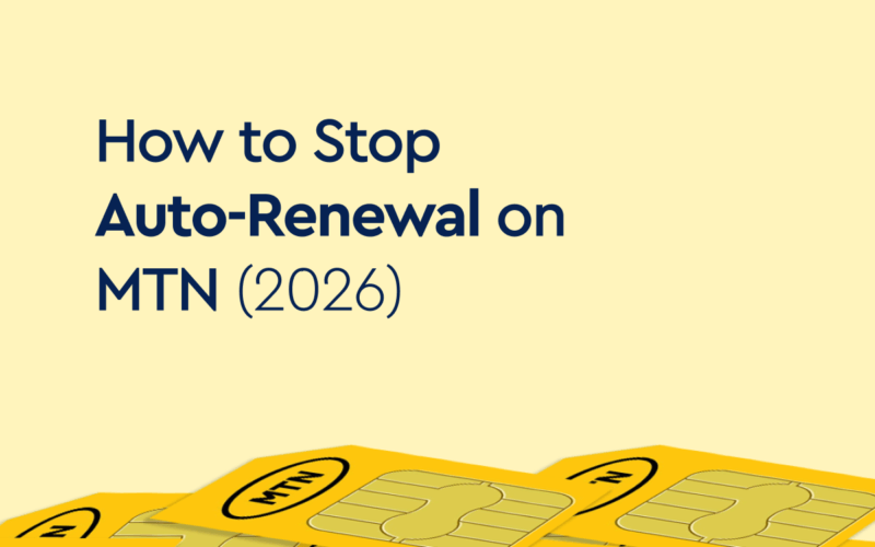 Stop Auto-renewal on MTN
