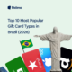 Gift card types in Brazil