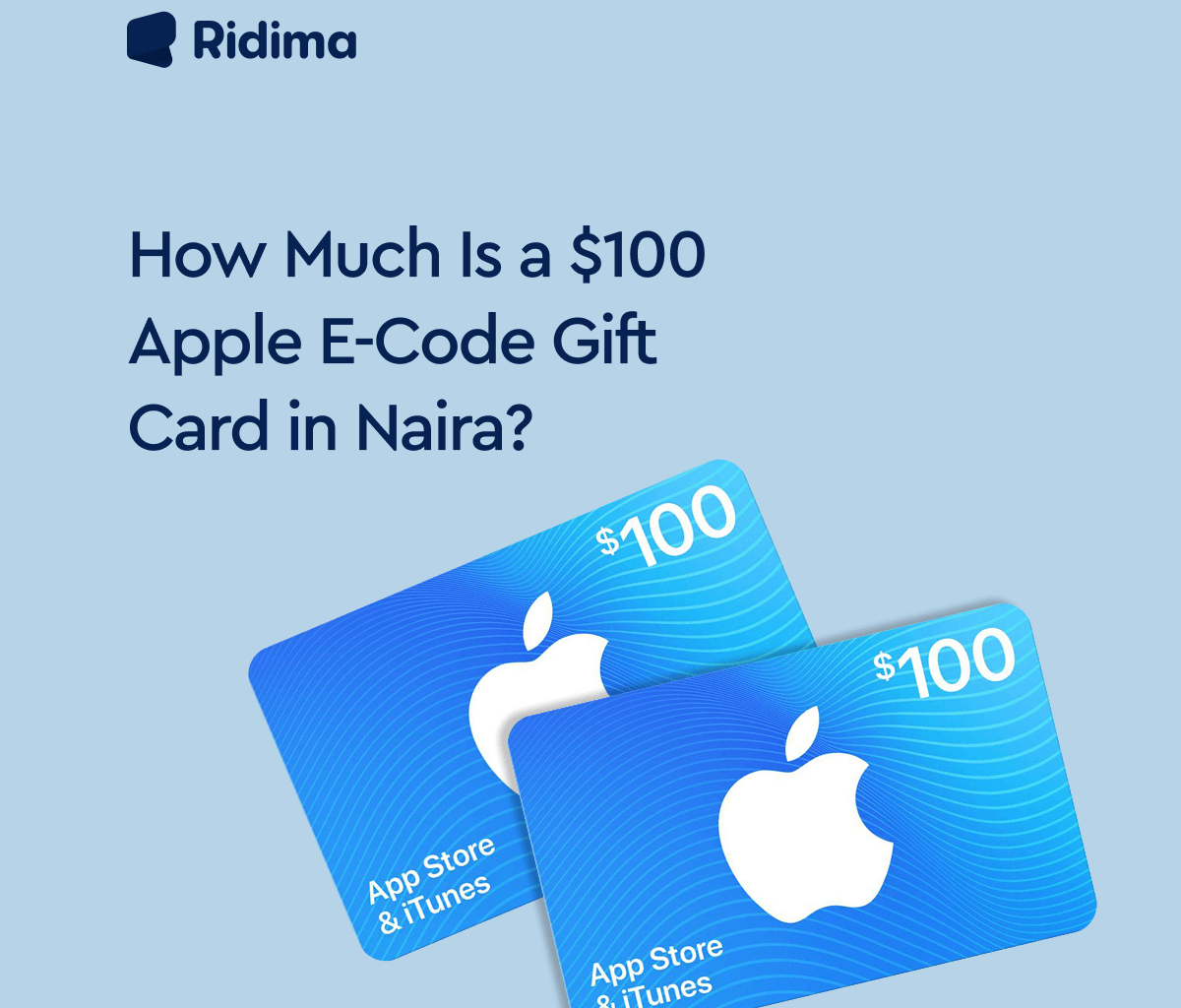 Apple e-code gift card