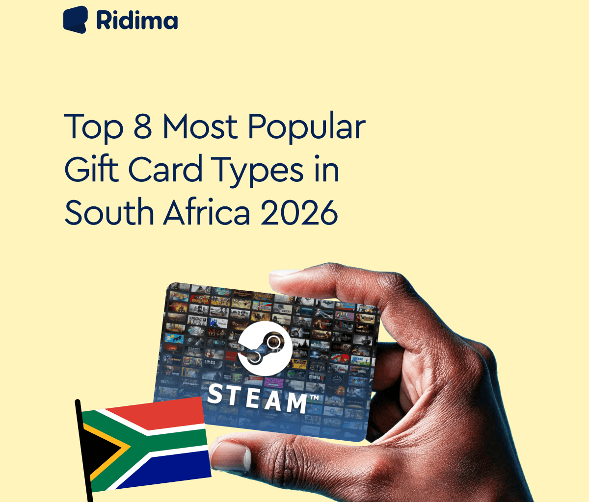 popular gift card types in South Africa