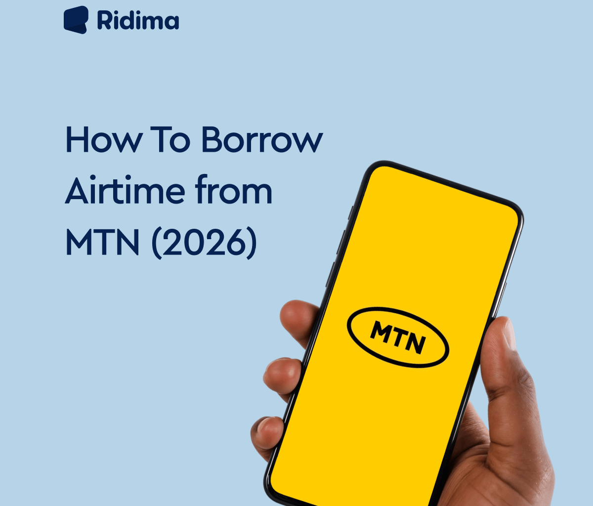 How to borrow Airtime from MTN