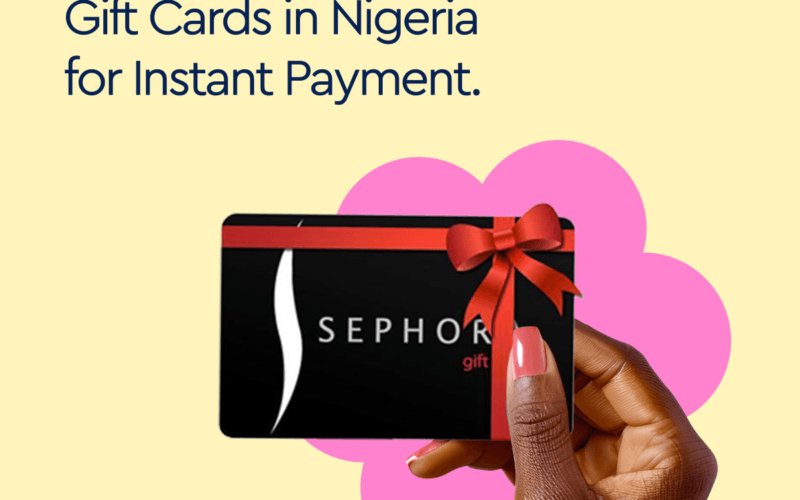 Sell Sephora gift cards in Nigeria