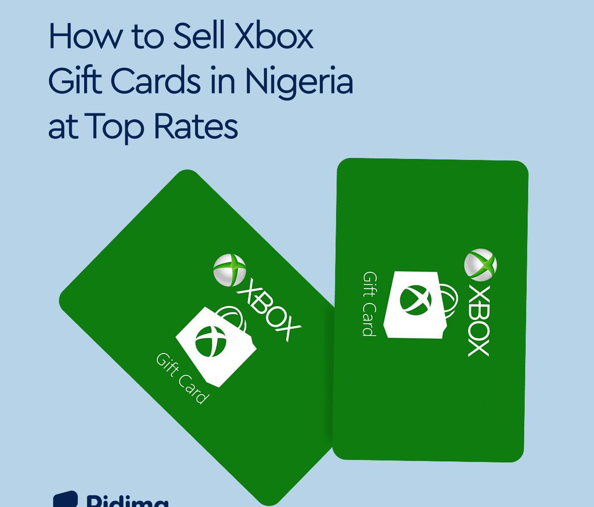 Sell Xbox Gift Cards in Nigeria