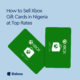 Sell Xbox Gift Cards in Nigeria