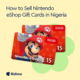 Sell Nintendo eShop gift cards