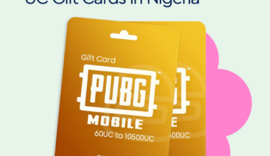 sell PUBG Mobile UC gift cards