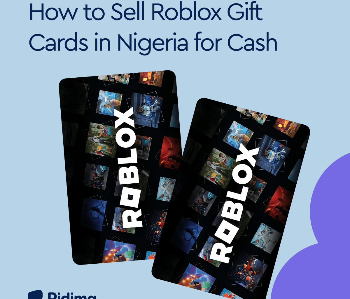 Sell Roblox gift card in Nigeria