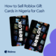 Sell Roblox gift card in Nigeria