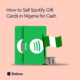 Sell Spotify gift cards
