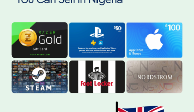 Popular UK gift cards