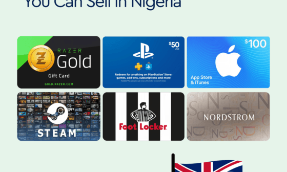 Popular UK gift cards