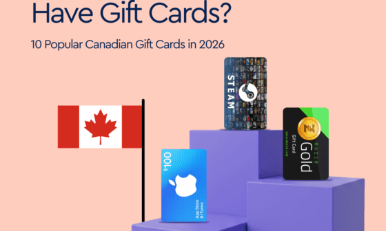 Popular Canadian gift cards