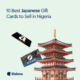 Japanese gift card