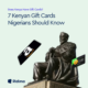 Kenyan gift cards