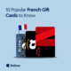 Popular French gift card